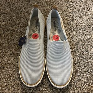Tommy Bahama Gray Slip-On Loafers